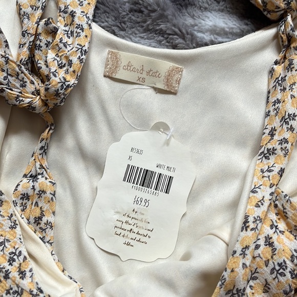 Yellow Floral Dress - Picture 2 of 8